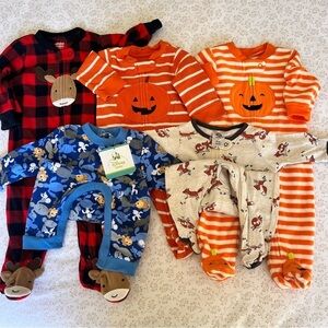 Gerber Disney Carter's Baby One Piece Footies Sizes 3-6 Months